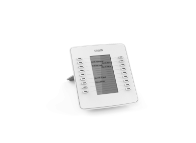 SNOM D7 exp. modul s LCD, 18. tl., k tel. D7xx, bílý